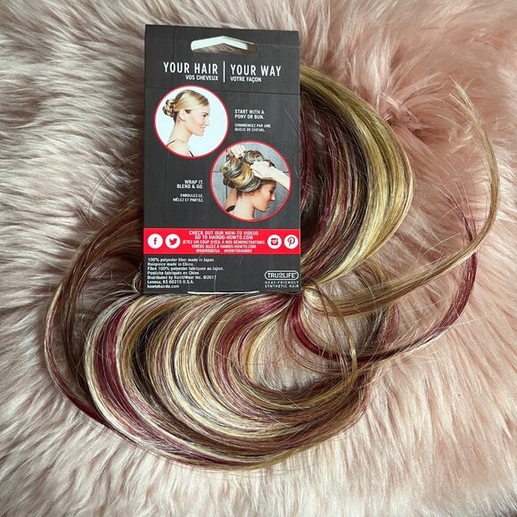BNWT Hairdo Color Splash Wrap hair piece - shade R25 - Picture 3 of 7